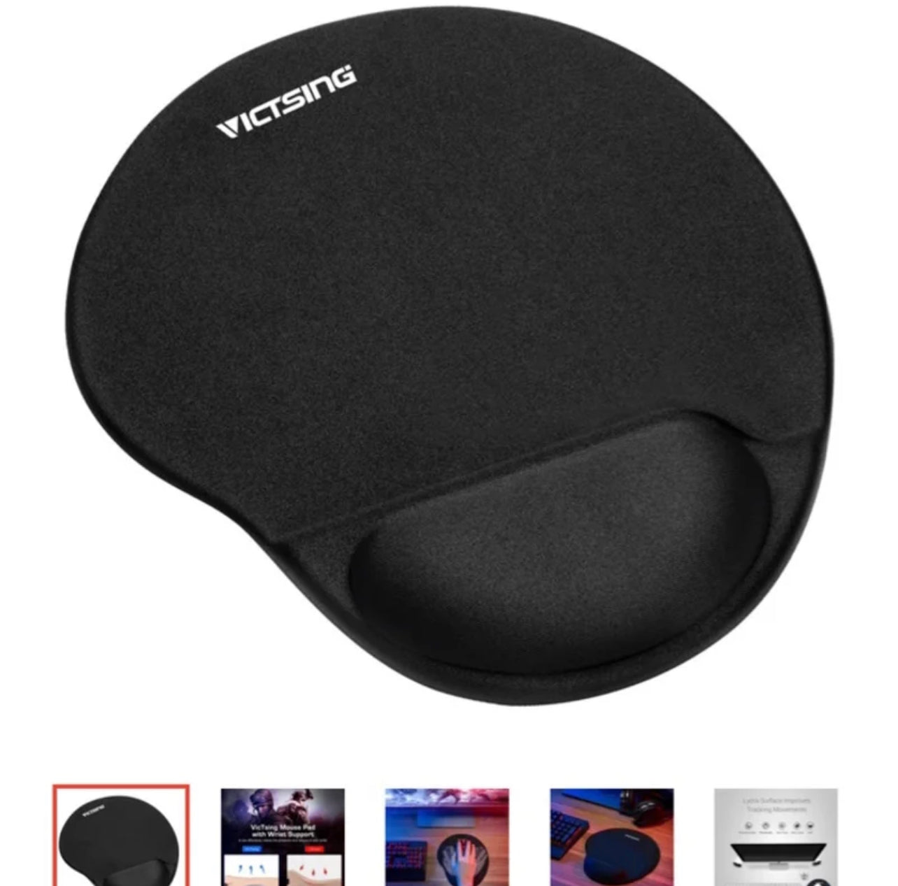 VicTsing Ergonomic Mouse Pad With Gel Wrist Rest Support-US07