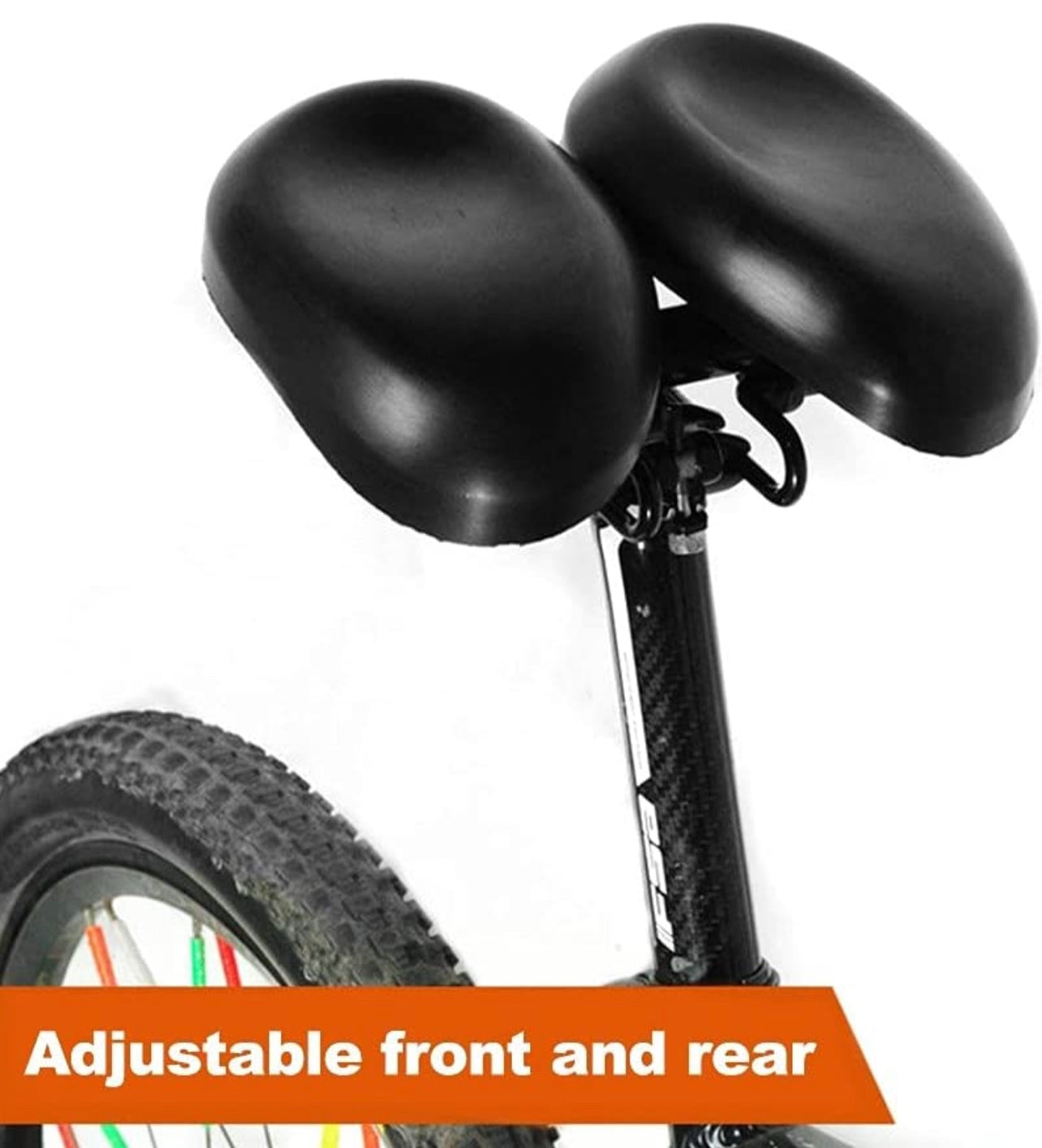 DONGKER innovative Double cusion COMFORTABLE bicycle Seat