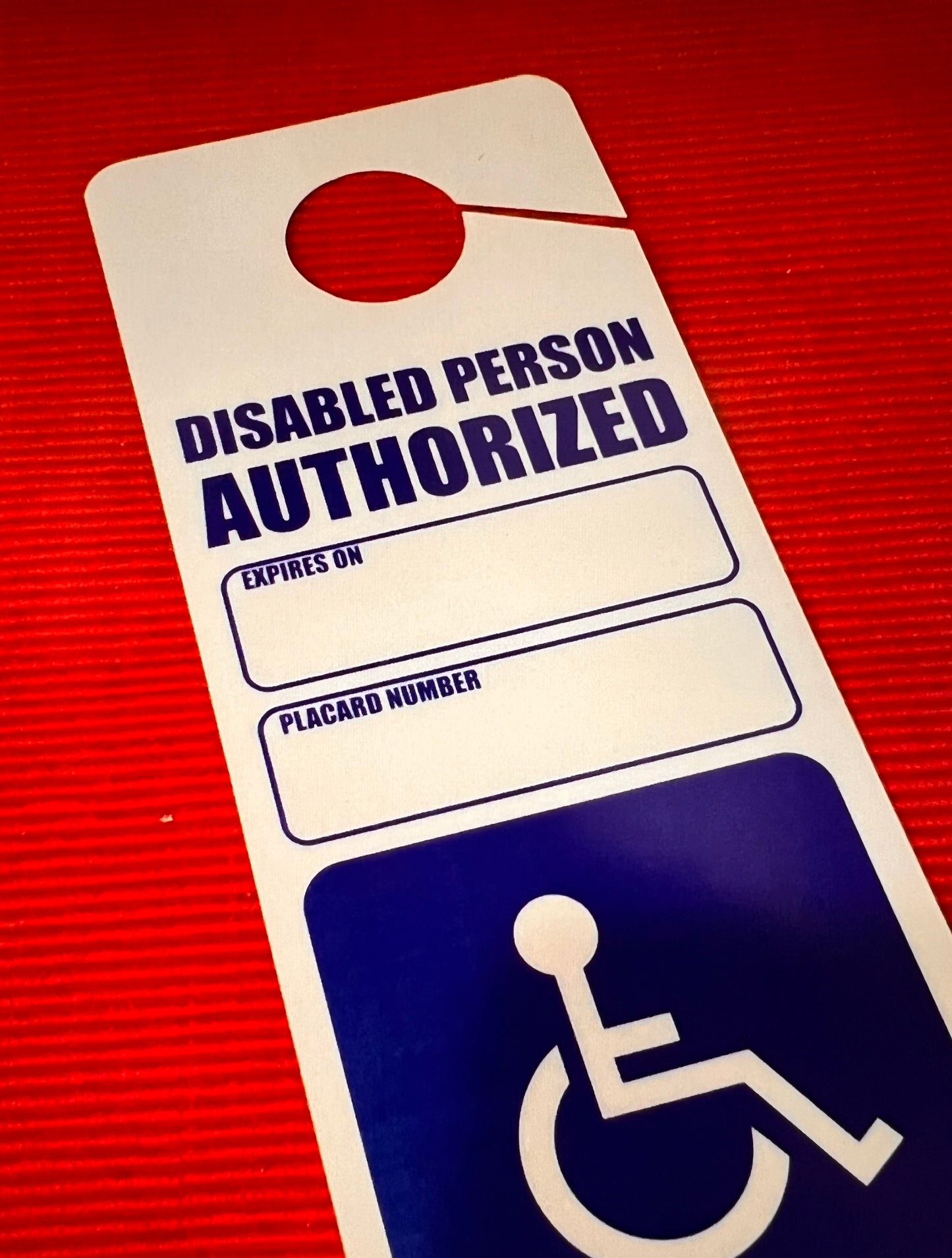 2 (Two) X Handicap Disabled Placards, Signs Impedido Cards Fast Shipping Ebay Inv $18.95