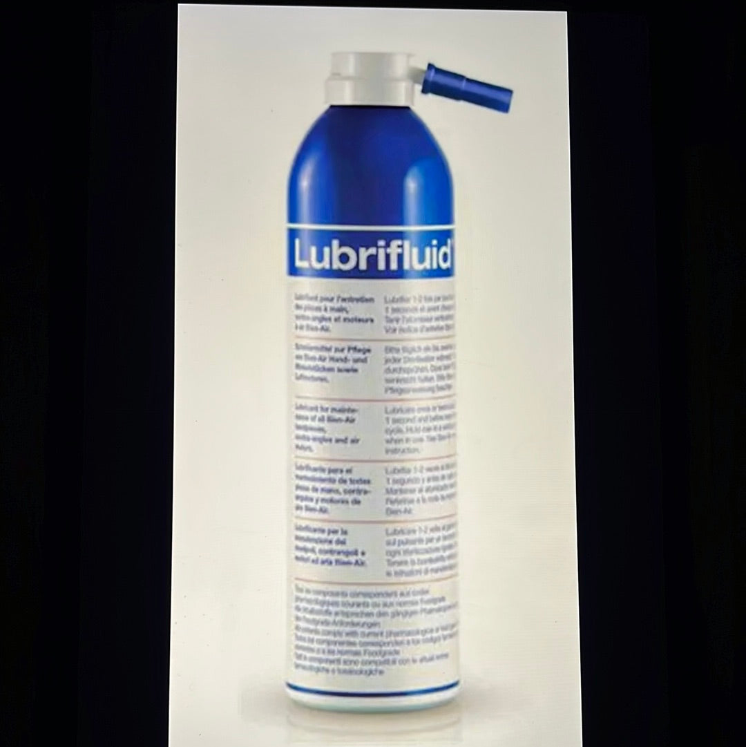 Henry Schein Bien Air Lubrifluid Spray Lubricant BLUE 500 mL Ebay Inv