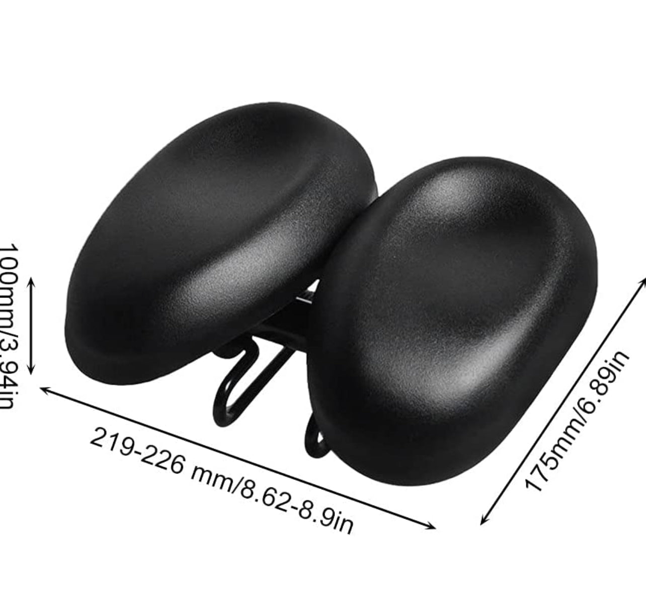 DONGKER innovative Double cusion COMFORTABLE bicycle Seat