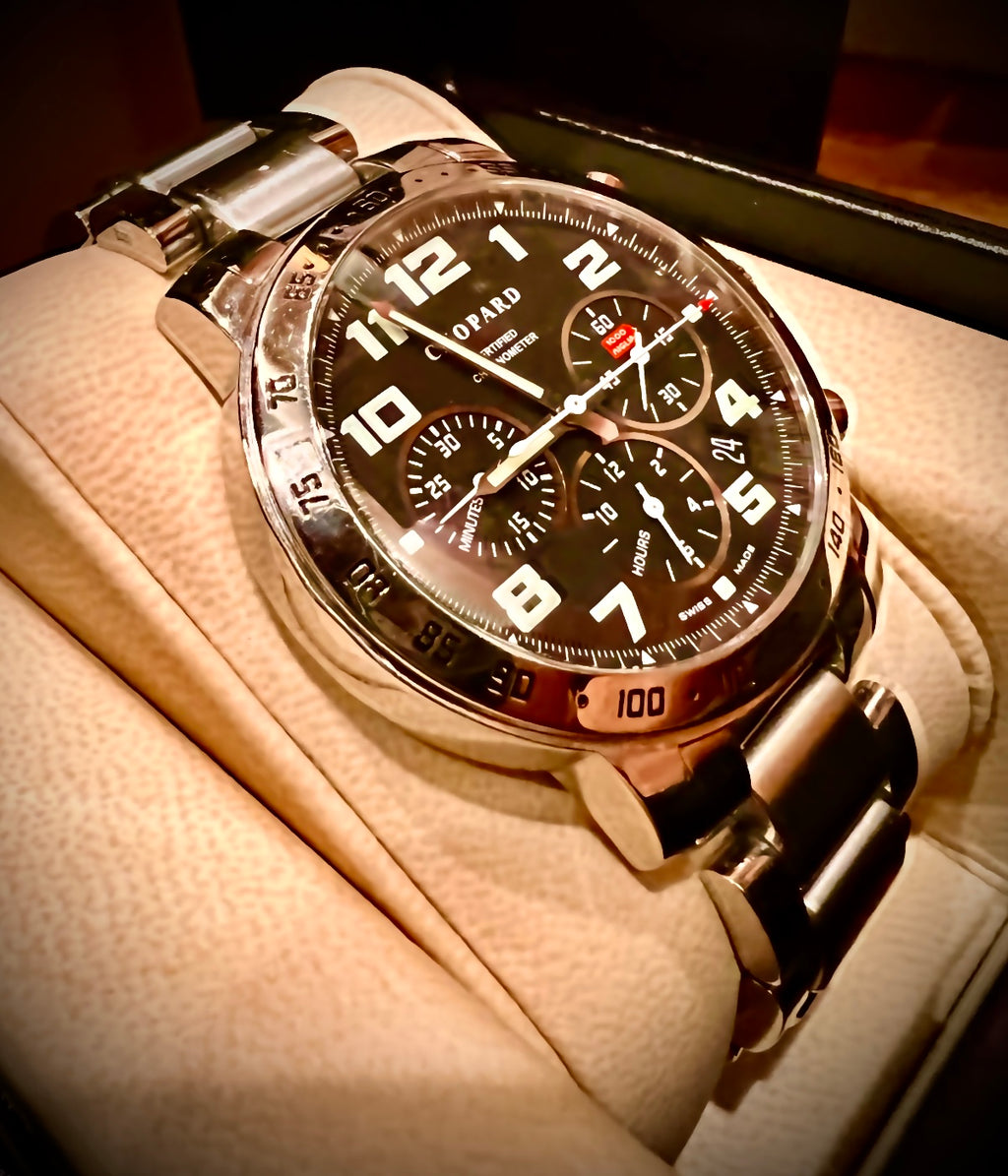 R#735 Chopard Mille Miglia Automatic Chronograph Chronometer Ref. 8920 Full Set Box Papers COSC Swiss Made